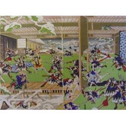 TOYOKUNI (I V C.1870), Kabuki scene, woodblock 35cm x 53cm  80-120...