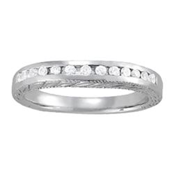 14kt gold 4.3 gram Wedding Bands/Channel Set