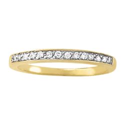 14kt gold 2.31 gram Wedding Bands/Channel Set