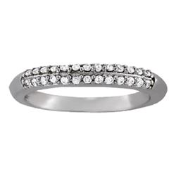 14kt gold 2.99 gram Wedding Bands/Pave