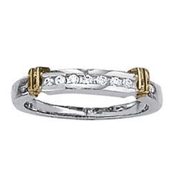 14kt gold 4.03 gram Wedding Bands/Channel Set
