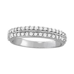 14kt gold 3 gram Wedding Bands/Pave