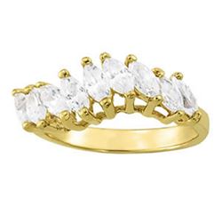 14kt gold 3.63 gram Wedding Bands/Fancy Shape/Marquise