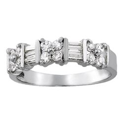 14kt gold 4.04 gram Wedding Bands/Fancy Shape/Baguette