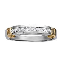 14kt gold 4.05 gram Wedding Bands/Channel Set