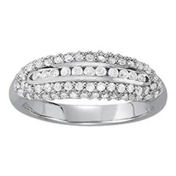 14kt gold 5.52 gram Wedding Bands/Pave