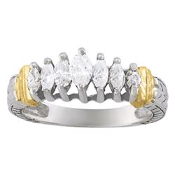 14kt gold 5.69 gram Wedding Bands/Fancy Shape/Marquise