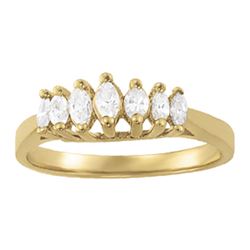 14kt gold 2.88 gram Wedding Bands/Fancy Shape/Marquise