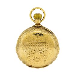 Vintage Waltham Pocket Watch - 14KT Yellow Gold