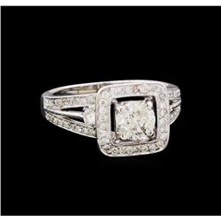 1.58 ctw Diamond Ring - 18KT White Gold