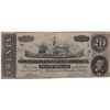 Image 1 : 1864 $20 Confederate States of America Bank Note