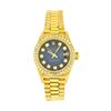 Image 1 : Rolex 18KT Gold Lady President Diamond DateJust Ladies Watch