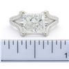 Image 9 : GIA Certified 3.25 ctw Diamond Ring - 14KT White Gold