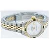 Image 3 : Rolex Two-Tone MOP Diamond and Emerald DateJust Ladies Watch