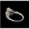 Image 3 : 14KT White Gold 1.16 ctw Diamond Ring