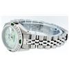 Image 8 : Rolex Stainless Steel Green MOP Diamond DateJust Ladies Watch