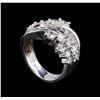 Image 4 : 14KT White Gold 1.78 ctw Diamond Ring