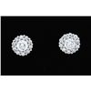 Image 1 : 0.50 ctw Diamond Stud Earrings - 14KT White Gold