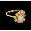 Image 1 : 1.49 ctw Diamond Ring - 18KT Yellow Gold