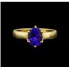 Image 2 : 14KT Yellow Gold 2.35 ctw Tanzanite Ring
