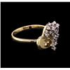 Image 2 : 0.30 ctw Diamond Ring - 14KT Yellow Gold