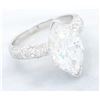 Image 5 : 3.90 ctw Diamond Ring - 18KT White Gold
