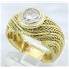 Image 4 : 0.78 ctw Diamond Ring - 18KT Yellow Gold