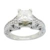 Image 7 : 1.30 ctw Certified Diamond Ring - 14KT White Gold
