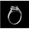Image 4 : 2.62 ctw Black Diamond Ring - 14KT White Gold