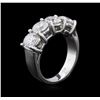 Image 3 : 3.01 ctw Diamond Ring - 14KT White Gold