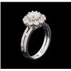 Image 4 : 14KT White Gold 2.76 ctw Diamond Ring