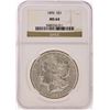 Image 1 : 1896 NGC  MS64 Morgan Silver Dollar