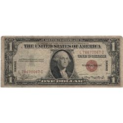 1935 $1 Hawaii Federal Reserve Note Currency