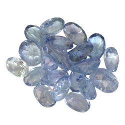 9.62 ctw Oval Mixed Tanzanite Parcel