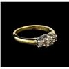 Image 1 : 14KT Two-Tone Gold 0.42 ctw Diamond Ring