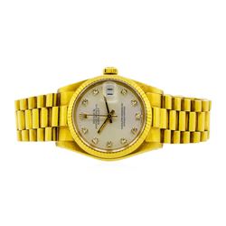 Rolex 18KT Yellow Gold DateJust Midsize Watch