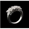 Image 4 : 14KT White Gold 1.54 ctw Diamond Ring