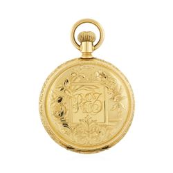 Vintage Waltham Pocket Watch - 14KT Yellow Gold