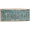 Image 2 : 1864 $20 Confederate States of America Bank Note