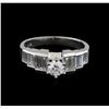 Image 2 : 1.29 ctw Diamond Ring - 18KT White Gold