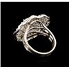 Image 3 : 14KT White Gold 3.86 ctw Diamond Ring