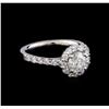Image 1 : 1.60 ctw Diamond Ring - 14KT White Gold