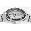 Image 3 : Rolex Stainless Steel Emerald and Diamond Submariner Men's Watch