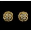 Image 1 : 2.15 ctw Diamond Earrings - 14KT Yellow Gold