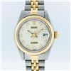 Image 1 : Rolex Two-Tone White Jubilee Diamond Dial DateJust Ladies Watch