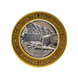 Limited Edition $10 Las Vegas .999 Silver Gaming Token