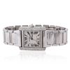 Image 2 : Cartier 18KT White Gold 1.56 ctw Diamond Tank Franciase Men's Watch