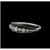 Image 1 : 0.51 ctw Diamond Ring - 18KT White Gold