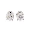 Image 1 : 1.00 ctw Diamond Stud Earrings - 14KT White Gold