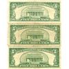 Image 2 : 1963 $5 VG/XF Red Seal Note Lot of 3